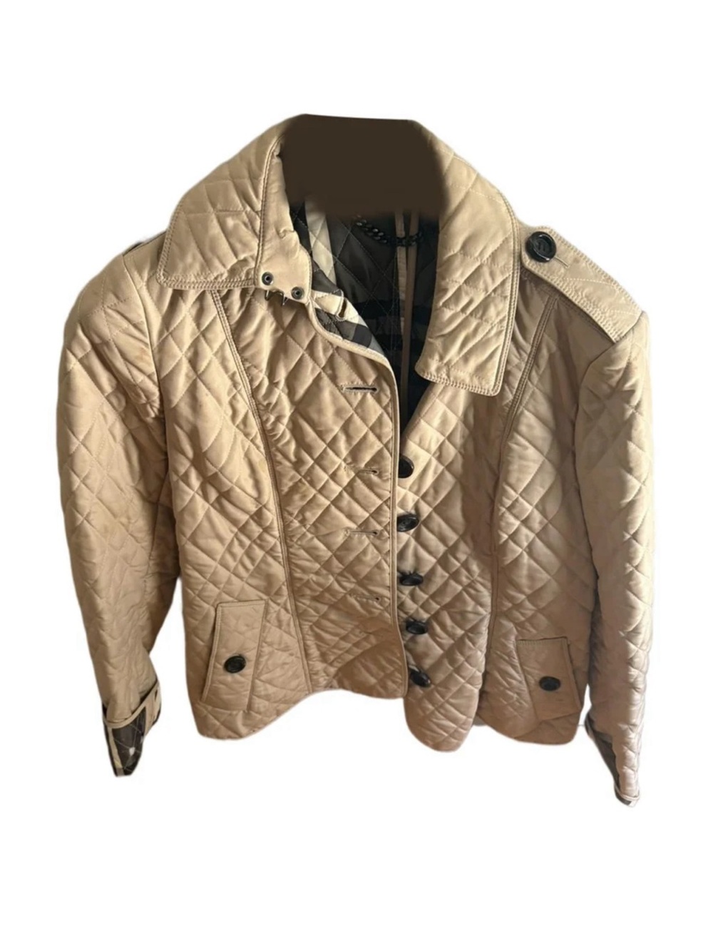 Burberry Quilted Tan Women's Jacket
